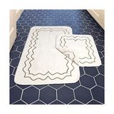 Prime 2'li Nakışlı (60 x 100CM) Banyo Paspas Seti