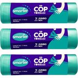 Prime 3 Lü Jumbo Boy Çöp Torbası 80X110CM (Çöp Poşeti)