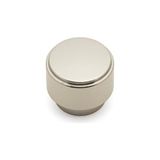 Prime 32 mm Parlak Nikel Tek Delikli Kulp - 1BW-Beyaz - Ahşap