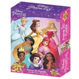 Prime 33356 3D Disney Prensesler 200 Parça Puzzle