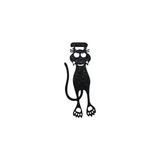 Prime 3D Baskı Tırmanan Kedi Kitap Ayracı - 10 Adet (Siyah) - Option-1
