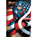 Prime 3D - Captain America - 300 Parça Puzzle - Metal Kutu
