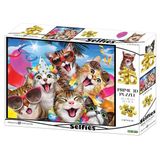 Prime 3D - Kediler Partide - 500 Parça Yetişkin Puzzle