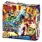 Prime 3D - Marvel Avengers - 500 Parça Çift Taraflı Puzzle