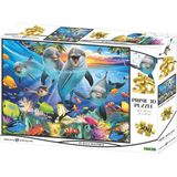 Prime 3D - Oyuncu Yunuslar 500 Parça Yetişkin Puzzle 10363