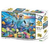 Prime 3D - Oyuncu Yunuslar 500 Parça Yetişkin Puzzle