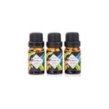 Prime 3’lü Esansiyel Uçucu Yağ 3X10ML Gardenia Kokulu Buhurdanlık Yağı Set, Difüzör, Banyo ve Oda Kokusu - Siyah