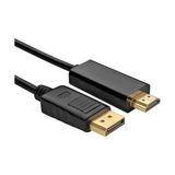 Prime 3m Metre Displayport To HDMI Kablo - Ses Görüntü Çevirici Kablo - Option-1 - Ahşap