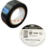 Prime 3m Temflex Elektrik Izolasyon Bandı Siyah (0,13 mm x 19 mm x 9 Metre) - 0,01 gr