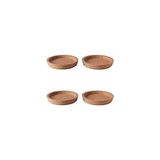 Prime 4 Adet 365+ Bardak Altlığı,mantar, Bardak Tutucu 9cm - Kestane Akaju - Option-1