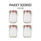 Prime 4'lü Kilitli Saklama Poşeti, Kavanoz Görünümlü | 500 ml | Gıda Saklama, Baharat, Kurabiye, Makarna, Atıştırmalık Için Uygun | Pe Malzeme | Zararlı Kimyasal Içermez