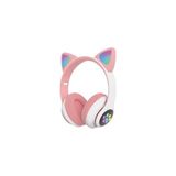 Prime 5.0 Kedi Kulak Üstü Bluetooth Kulaklık Pembe Blt-44 - -- - Option-1