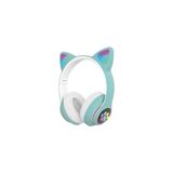 Prime 5.0 Kedi Kulak Üstü Bluetooth Kulaklık Yeşil Blt-44 - -- - Option-1