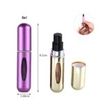 Prime 5 Adet Mini Cep Parfüm Şişesi, Dolabilir Taşınabilir Atomizer Parfüm, Koku, Kolonya Şişesi - Option-1 - 00