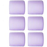 Prime 55X63 mm 6lı Cırtlı Süngerli Bigudi - 62 - 1 GB - Acı Kahverengi - Option-1