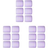 Prime 55X63 mm 6lı Cırtlı Süngerli Bigudi - 62 (3 Paketi) - 1 GB - Acı Kahverengi - Option-1
