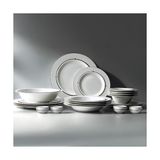 Prime 57 Parça Porselen Yemek Takımı - 1/100 Toz Ceviz