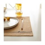 Prime 6'lı Jüt Amerikan Servis Seti 45 x 35 cm - 0,5 x 9 cm - 001-Renkli