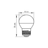 Prime 6W E27 Mini Top Ampul 3000K Sarı Işık 3 Adet - 0,5 W - Altın