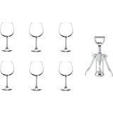 Prime 7 Parça Enoteca Kadeh ve Tirbuşonlu Set - 0,05 gr