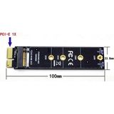 Prime 9143 M.2 Nvme SSD Ngff To Pcie 3.0 X1 Adaptör Pcıe Ten Pcı-E 3.0 1x Destekli Yalnızca M.2 Pcı-E M Key Ssd'yi Destekler, M.2 Sata B Key Ssd'yi De