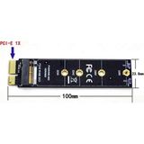 Prime 9143 M.2 Nvme SSD Ngff To Pcie 3.0 X1 Adaptör Pcıe Ten Pcı-E 3.0 1x Destekli Yalnızca M.2 Pcı-E M Key Ssd'yi Destekler, M.2 Sata B Key Ssd'yi Desteklemez. M Key Kart Çevirici Dönüştürücü - 0 - Siyah - Option-1