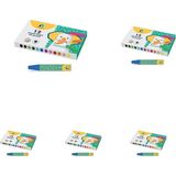 Prime Adel Pastel Boya, 12 Renk, 4280837002 5li Paket - -- - Option-1