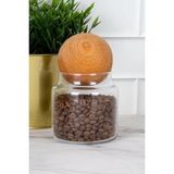 Prime Ahşap Kapaklı Cam Baharatlık Kavanoz, 300 ml - 0,1 kg