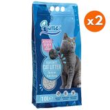 Prime Aktif Karbon İnce Taneli Kedi Kumu 10 Lt x 2 Adet