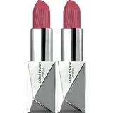 Prime Alix Avien Uzun Süre Kalıcı Nemlendirici Pürüzsüz Etkili Yarı Mat Ruj Satin Lipstick 820 Bright Maroon (2 Paketi) - Option-1