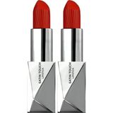 Prime Alix Avien Uzun Süre Kalıcı Nemlendirici Pürüzsüz Etkili Yarı Mat Ruj Satin Lipstick 826 Allure Red (2 Paketi) - Option-1