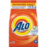 Prime Alo 7 kg Kar Çiçeği Ferahlğı Beyazlar ve Renkliler Hızlı Çözülme Toz Deterjan - 0,5 gr