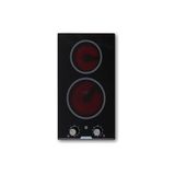 Prime Alveus 2'li Vitroseramik Ankastre Elektrikli Domino Ocak - Amber - Option-1