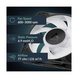Prime Arctic P12 Pro Argb 120MM 3000RPM 77CFM Yüksek Performans Kasa Fanı (ACFAN00309A) - 0 - Siyah