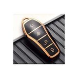 Prime Autohan Keys Byd Atto 3 Seal U Için Anahtar Kılıfı, Premium Siyah-Altın Kaplama, Koruyucu Kılıf - 0-Koyu Mavi - Option-1