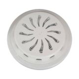 Prime Ayarlı Doğalgaz Cam Menfezi Beyaz Ø18CM - Aç-Kapa Ayarlanabilir Soğuk Hava Engelleyen Cam Menfezi - Şeffaf Panel Hava Kapaklı Havalandırma Menfezi