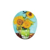Prime Ayçiçekler Natürmort Bilek Destekli Mouse Pad - Option-1 - 0002 - Beyaz