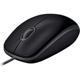 Prime B110 Kablolu USB Fare, Sessiz Tuşlar, Tam Boyutlu Konforlu Tasarım, Iki Elle Kullanılabilir Pc/mac/laptop - Gri