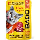 Prime Bado Yetişkin Yaş Kedi Maması Ciğerli 85 gr