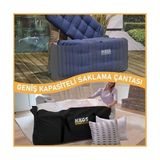 Prime Bahçe Mobilya Yastığı, Minderi Saklama Çantası Hurç, Yatak, Yorgan, Yastık Organizer, Düzenleyici, Depolama Hurcu, Çantası, Büyük Boy - 275 Lt S - Renkli