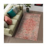 Prime Bamens Kadife Kaymaz Pamuk Tabanlı Yıkanabilir Antibakteriyel Salon Halısı 100X150 - 374-Yeşil