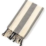 Prime Banyo Havlusu Plaj Havlusu Siyah - 001-Beyaz - Option-1
