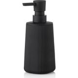 Prime Banyo Için Küçük Sabunluk, Siyah Tasarımlı Modern Çiftlik Evi Çizgili Stil Plastik El Sabunu Bulaşık Sabun Dispanseri, Pompalı Mat Siyah, Mutfak Için Sabun Dispanseri - 0,25 gr