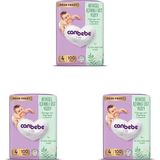 Prime Bebek Bezi 4 Beden (7-14 Kg) 100 Adet (3 Paketi) - 0 - 1 Ay