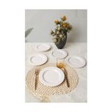 Prime Beyaz Iyonya Pasta Tabağı 22 cm 6 Adet 006 - 0,5 L