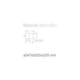 Prime Beyaz-Krom Çöp Kovası - BA4007 030 R1-Cr - 000-Siyah - Option-1