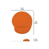 Prime Bilek Destekli Jel Mouse Pad,ergonomik Kaymaz Taban,oyun ve Ofis Için Fare Altlığı,suya Dayanıklı (Turuncu) - Option-1 - 0002 - Beyaz