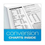 Prime Bileşim Kitap, Quad Çizgili, 4 Alanları/inç, 9,75 x 7.5 Inç, 80 Yaprak, Siyah/beyaz, Box 12 Kitap (63786) - -- - Option-1