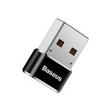 Prime Bilgisayar/telefon Mini Hub Adaptörü, Siyah, 3A, Giriş: USB Type A 2.0, Çıkış: USB Type C,seyahat Boy, Hafif - 0 - Siyah - Option-1