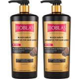Prime Bıoblas Siyah Sarımsak Özlü Tüm Saçlar Için Saç Dökülmesine Karşı Şampuan 1000 ml 2li Paket - Option-1